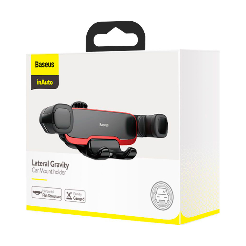 Універсальний автотримач Baseus Mr Hui Gravity Car Mount Black (SUYL-HU01) - изображение 6