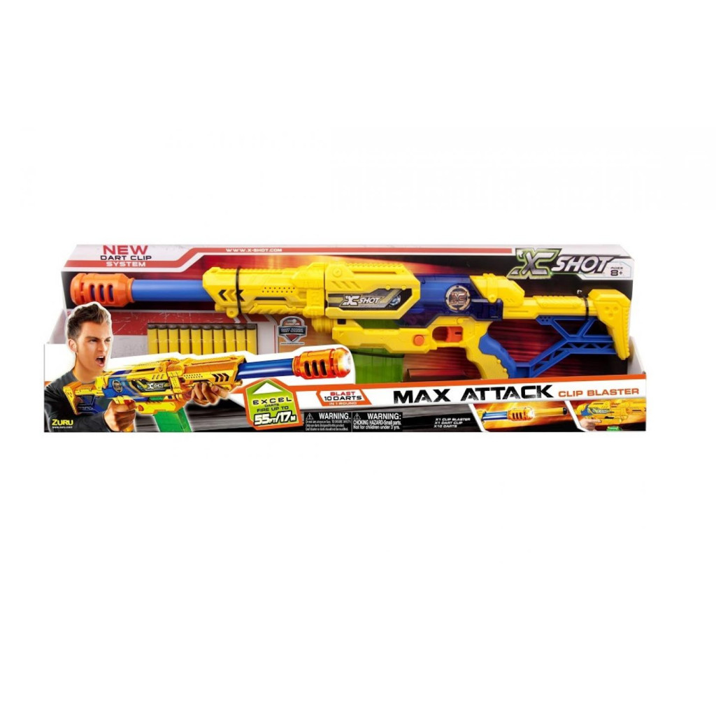 Іграшкова зброя Zuru X-Shot Бластер Large Max Attack (3694) - зображення 2