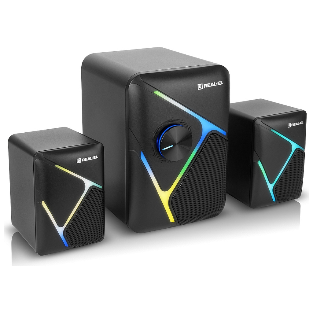 Акустична система REAL-EL M-320 Black (EL121300014) - зображення 4