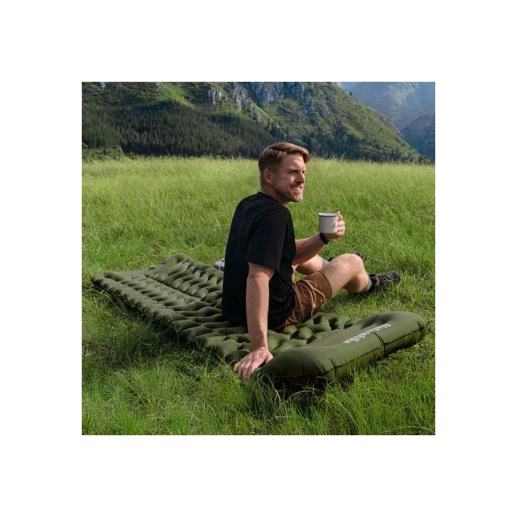 Матрац надувний Naturehike CNK2550WS019, 200х125х6.5 см, зелений, із вбудованою помпою (6977465869616) - picture 3