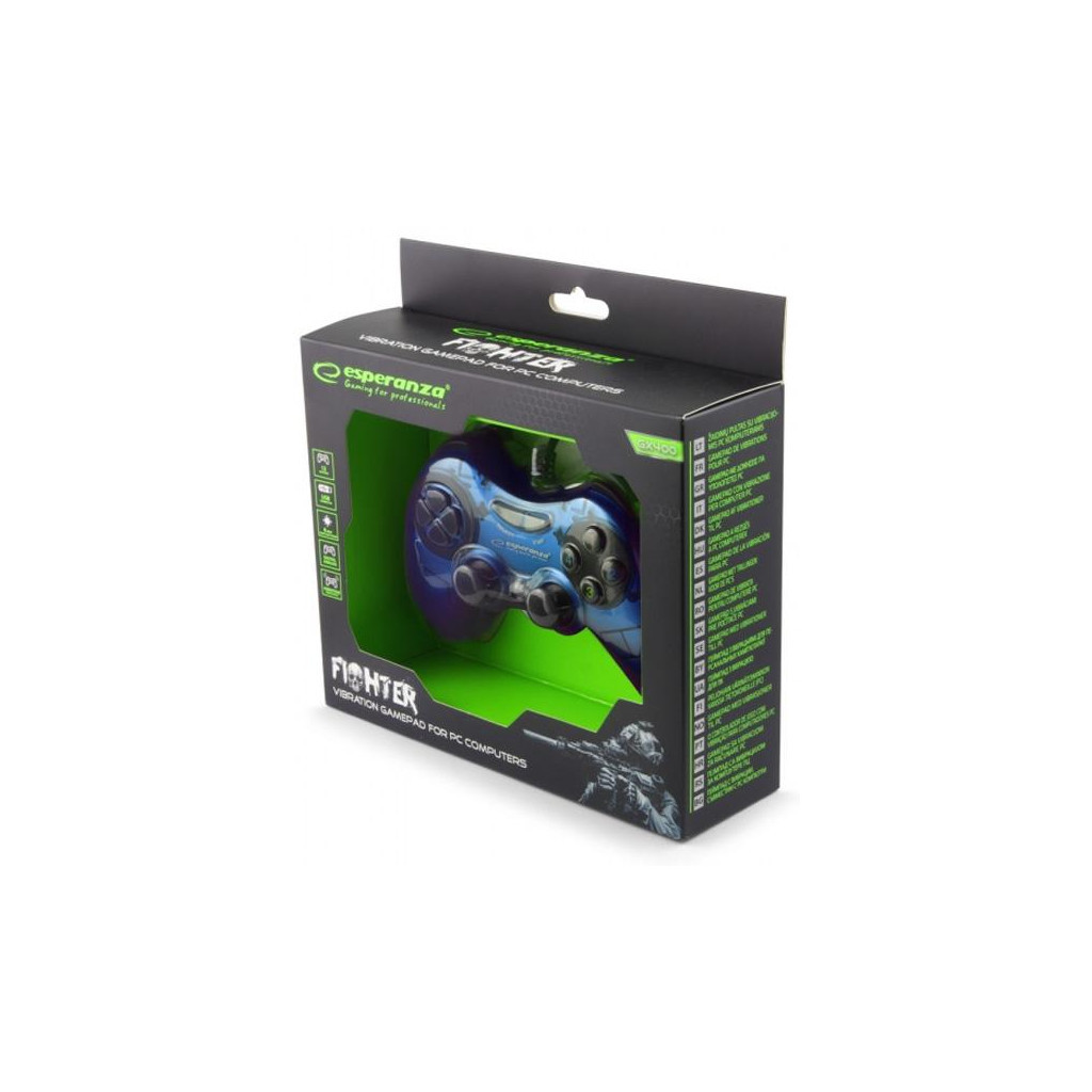Геймпад Esperanza Fighter PC Blue (EGG105B) - зображення 4