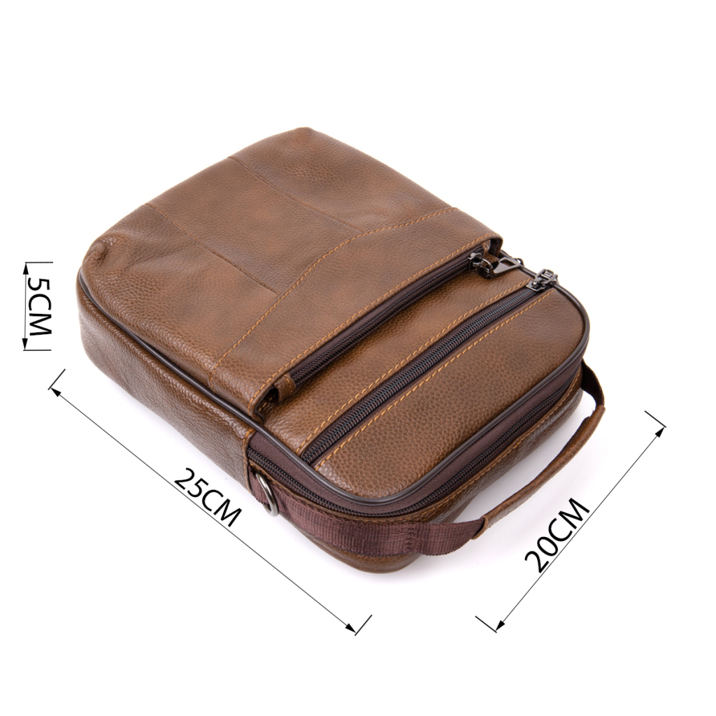 Сумка Vintage Коричнева (20392) - зображення 3