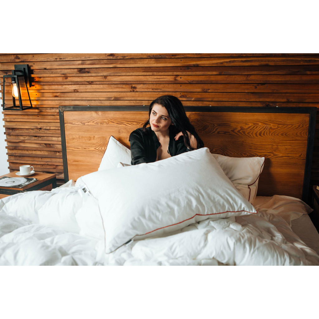 Ковдра MirSon бавовняна №1428 DeLuxe Hand Made Зимова 200x220 см (2200001537262) - изображение 9