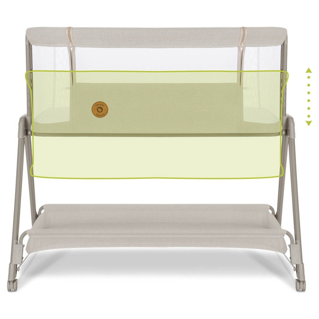 Ліжечко Lionelo приставне Luna Beige Sand (LO-LUNA BEIGE SAND) - изображение 5