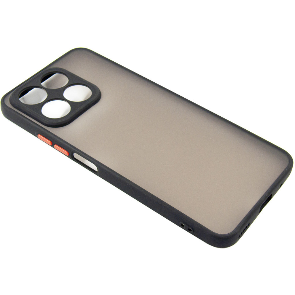 Чохол до мобільного телефона Dengos Matte HONOR X8a (black) (DG-TPU-MATT-138) - зображення 3
