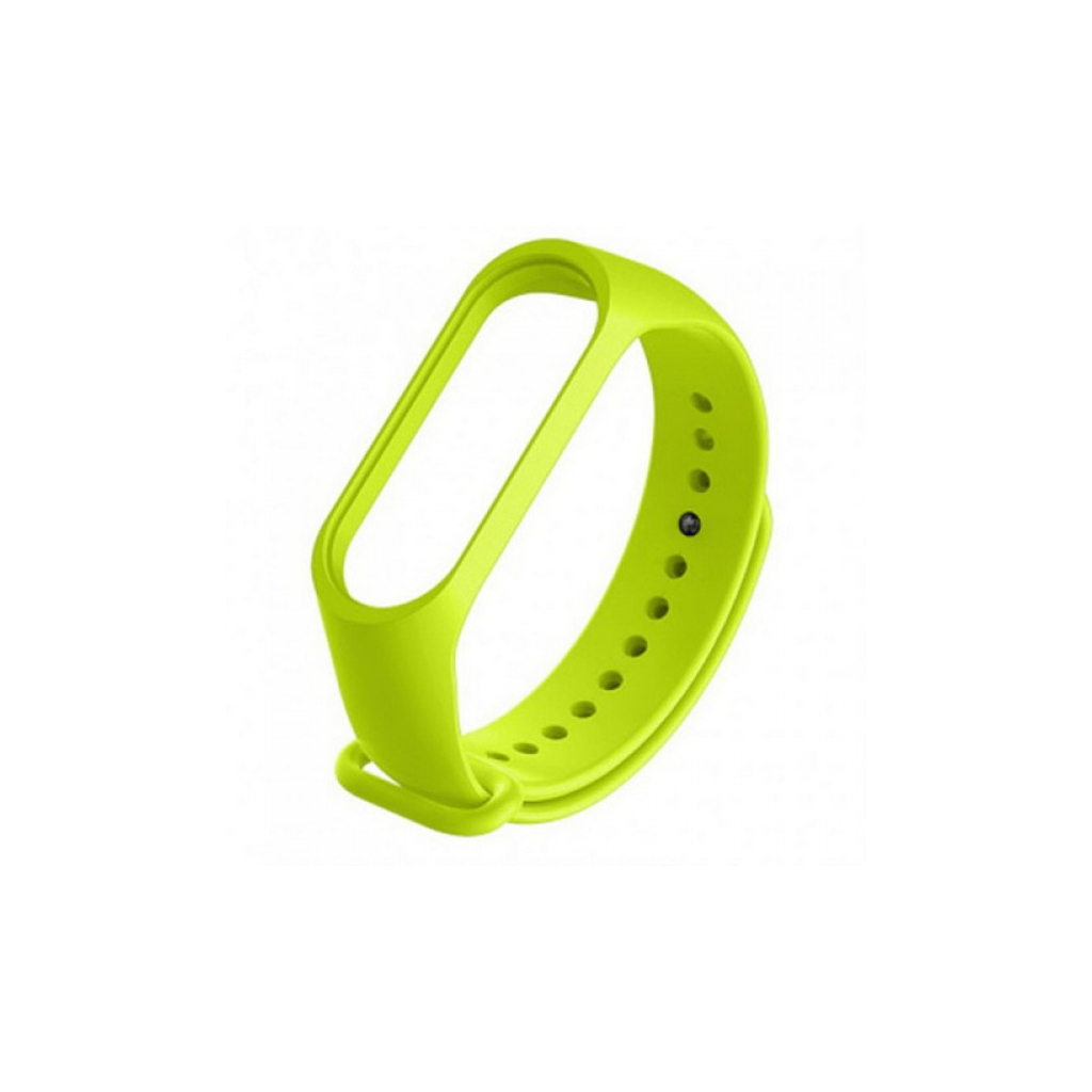 Ремінець до фітнес браслета BeCover Silicone для Xiaomi Mi Smart Band 5/6/7 Lime (705433) - зображення 2