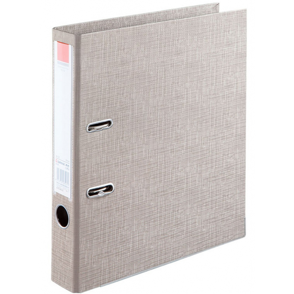 Папка - реєстратор Comix А4, 50 мм, PP, двостороння, сірий (FOLD-COM-A305-GR) - изображение 1