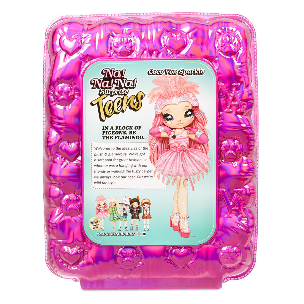 Лялька Na! Na! Na! Surprise серії Teens Коко Фон Спаркл (572596) - зображення 4