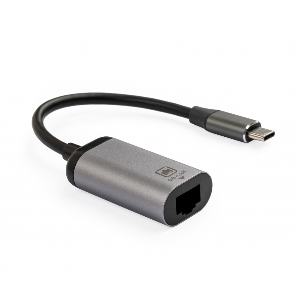 Перехідник Type-C Male to RJ45 Lan 1 Gbps Vinga (VCPATCLGB) - зображення 2