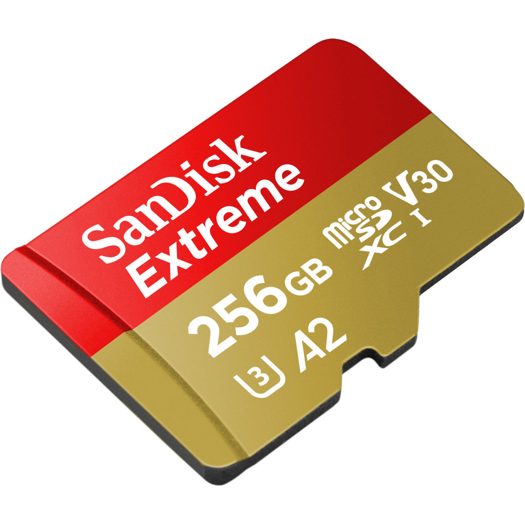 Карта пам'яті SanDisk 256GB microSD class 10 UHS-I U3 Extreme (SDSQXAV-256G-GN6MN) - зображення 2