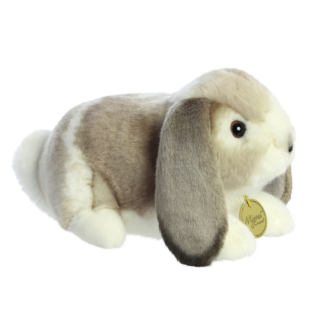 М'яка іграшка м'яконабивна Aurora Голландський вислоухий кролик сірий 23 см (201090B) - зображення 3