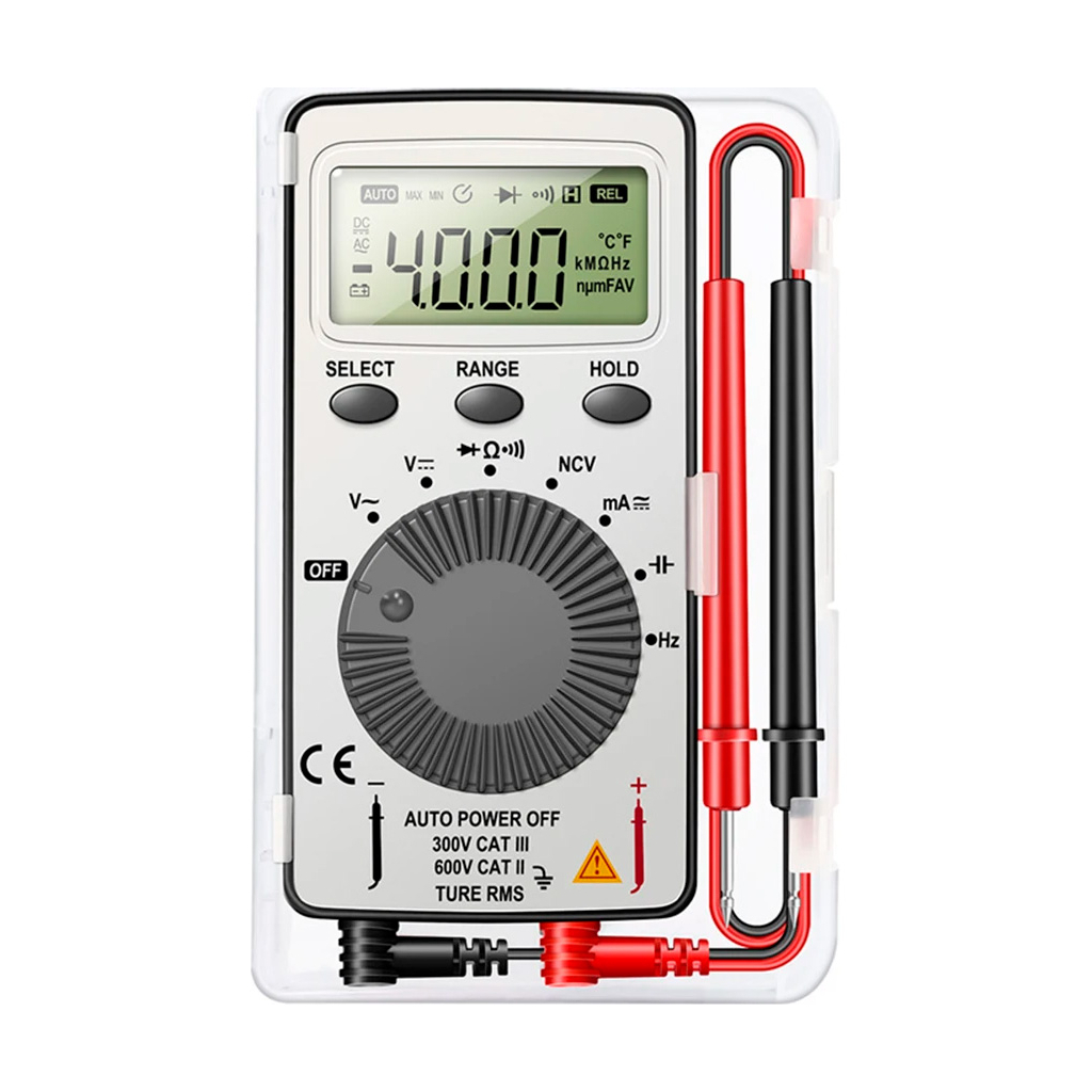Цифровий мультиметр ANENG AN-101, V, A, R, F (AN-101) - зображення 3