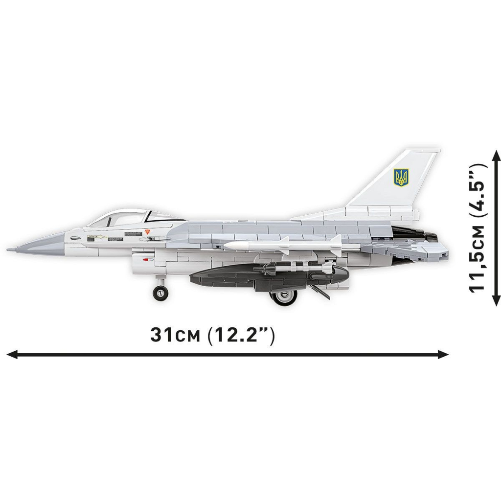Конструктор Cobi Літак F-16C Fighting Falcon (UA), 500 деталей (COBI-5893) - зображення 7