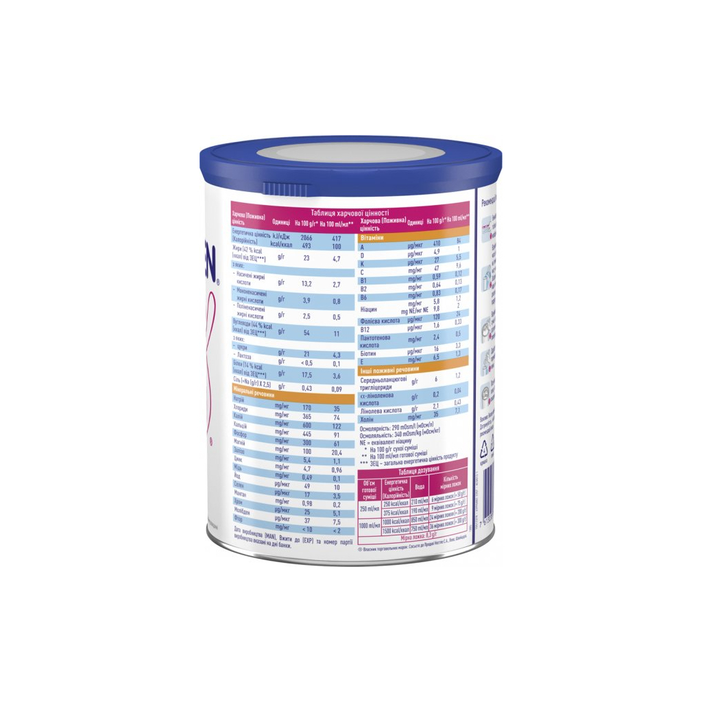 Дитяча суміш Nestle Modulen IBD суха повноцінна збалансована суміш 400 гр (7613038772844) - зображення 3