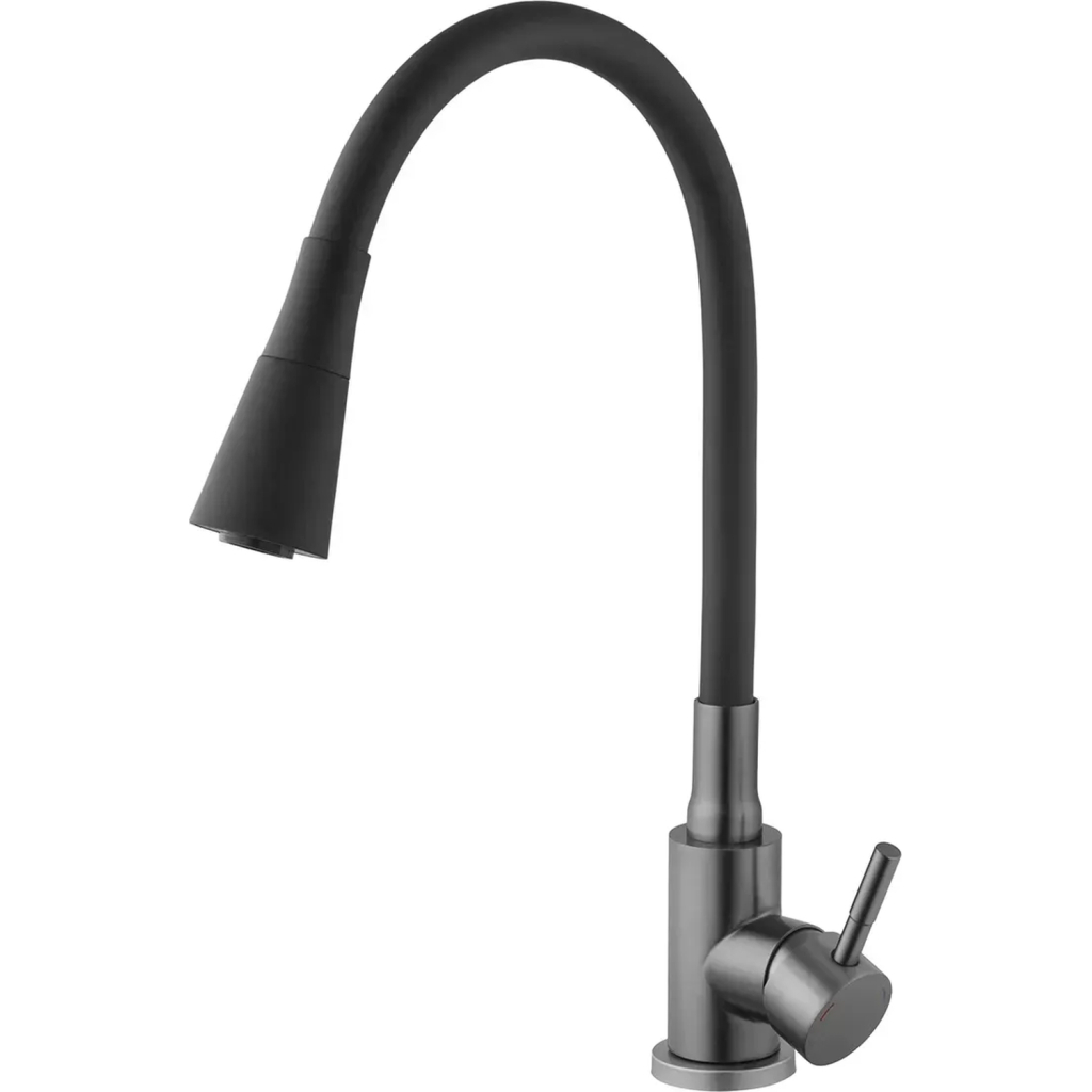 Змішувач Kroner Klassisch-PVD031BLK (CV035373) - зображення 5