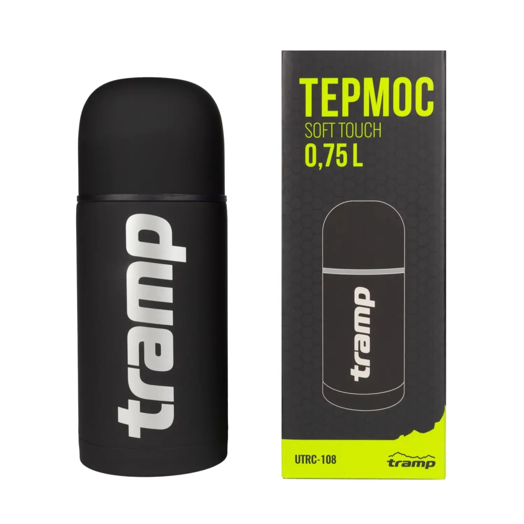 Термос Tramp Soft Touch 0.75 л Black (UTRC-108-black) - зображення 3