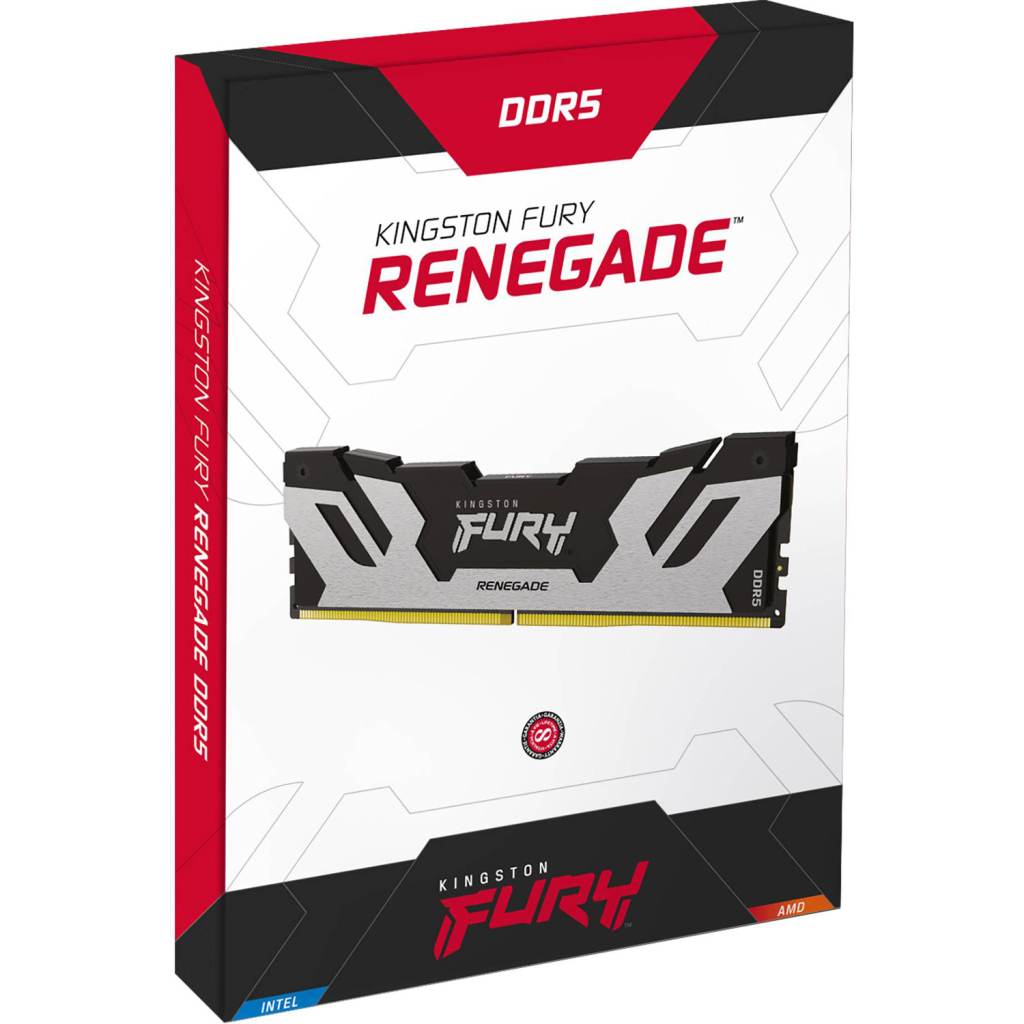 Модуль пам'яті для комп'ютера DDR5 32GB 6000 MHz Renegade Silver Kingston Fury (ex.HyperX) (KF560C32RS-32) - зображення 4