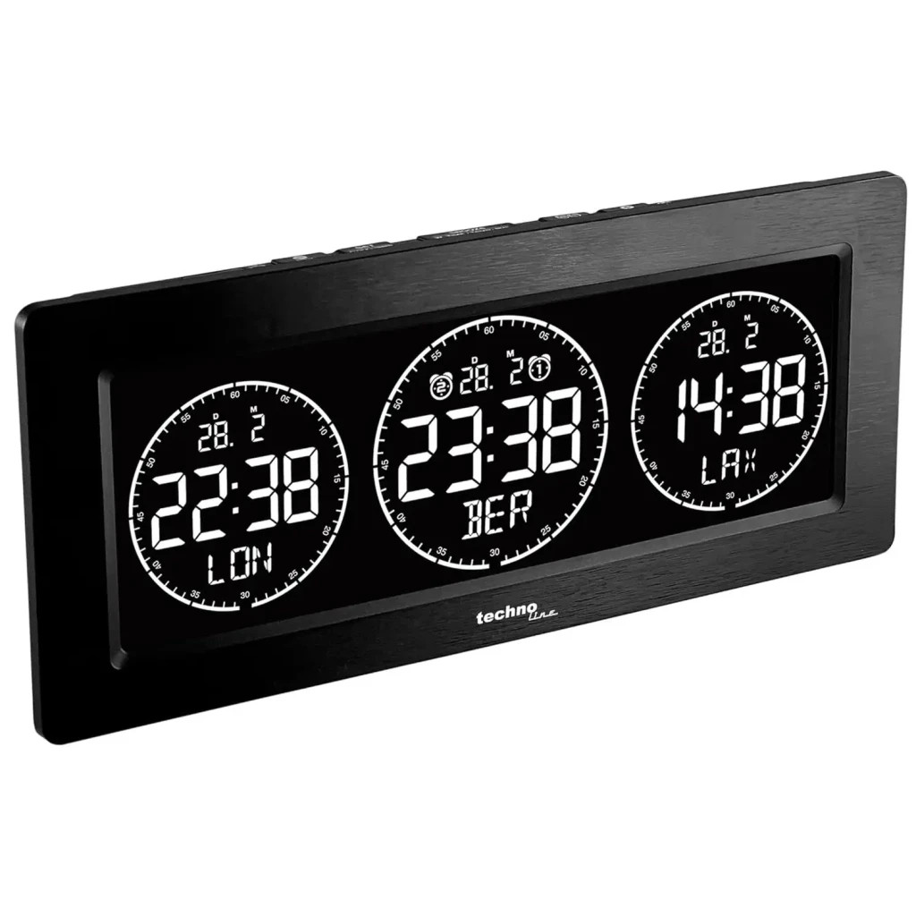 Настільний годинник Technoline WT458 Black (DAS302480) - зображення 2