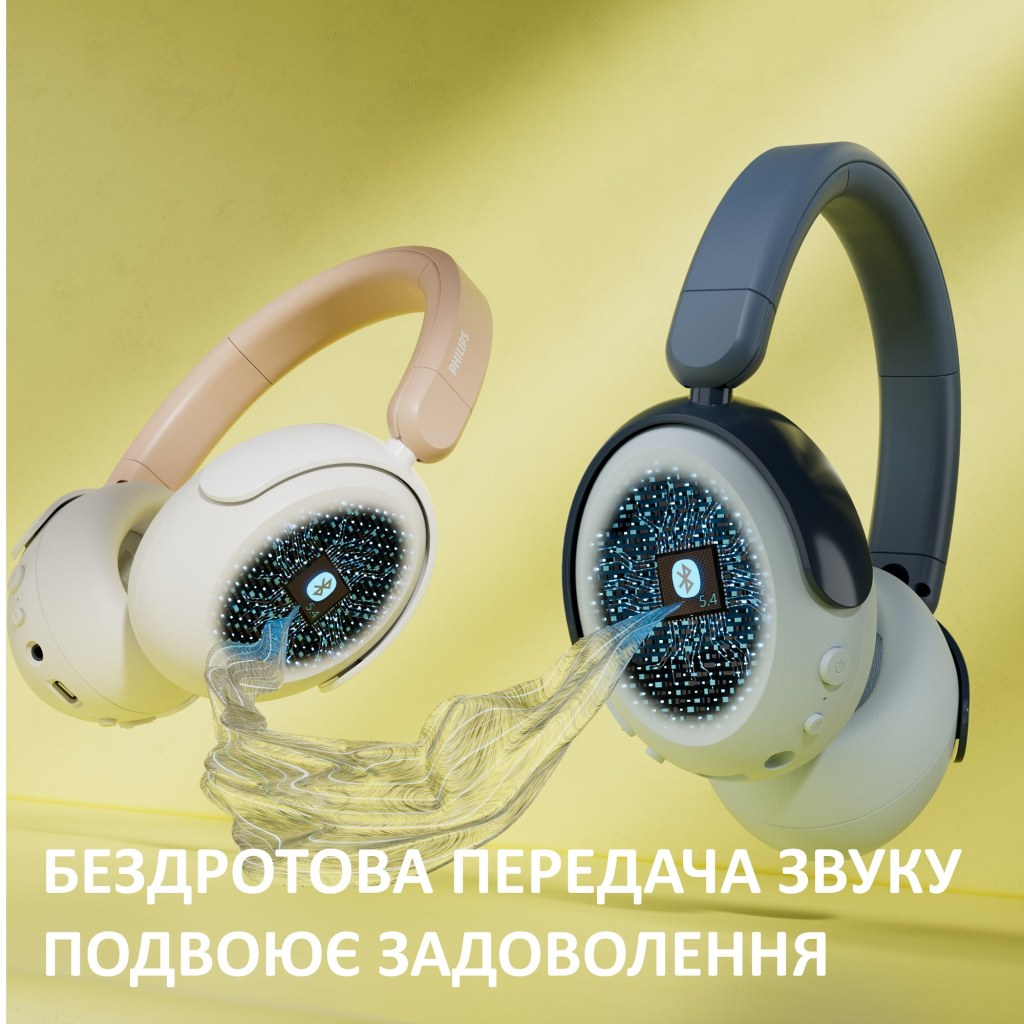 Навушники Philips TAK5500AL/00 Wireless Beige/White (TAK5500AL/00) - зображення 7