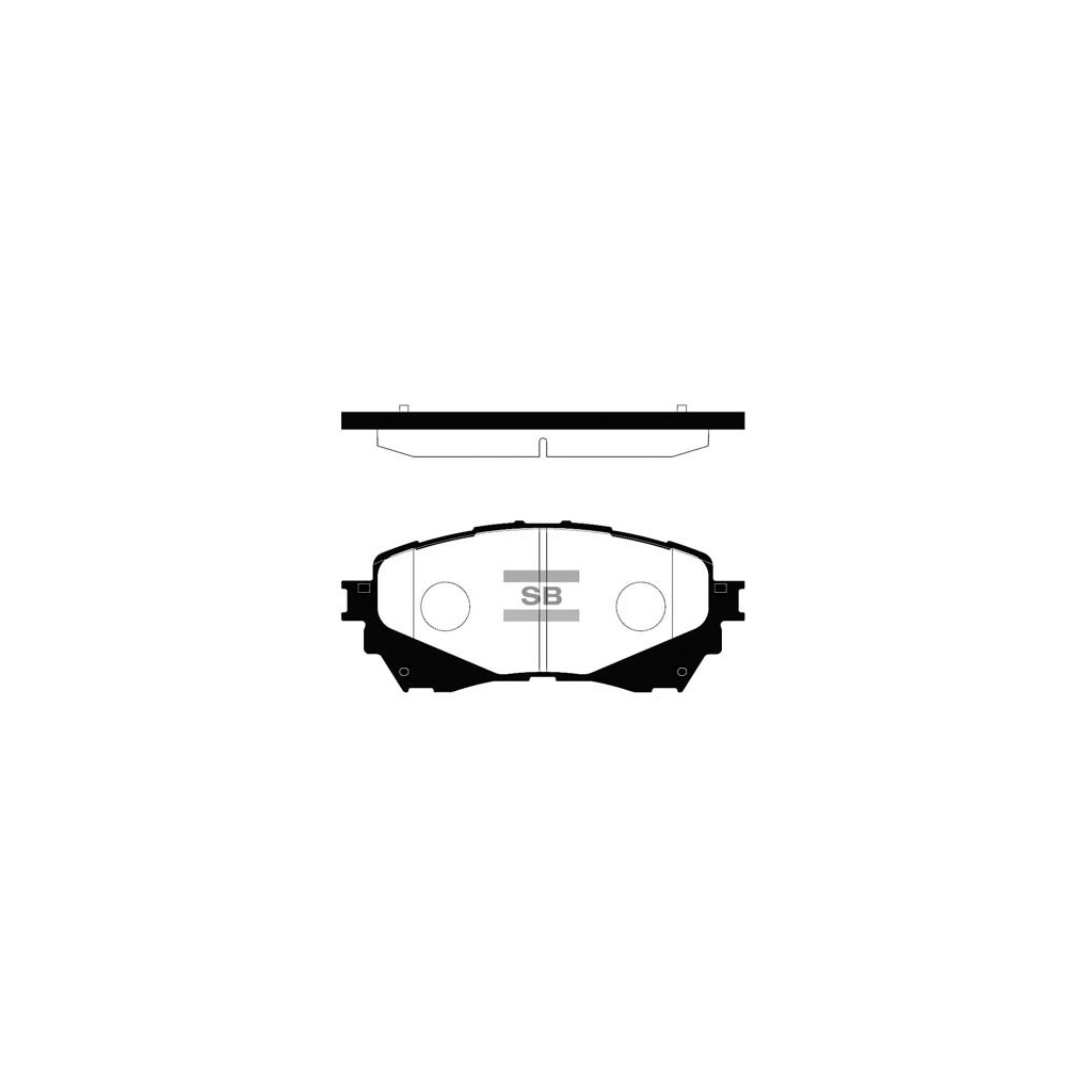 Гальмівні колодки HI-Q SP1728 - зображення 1
