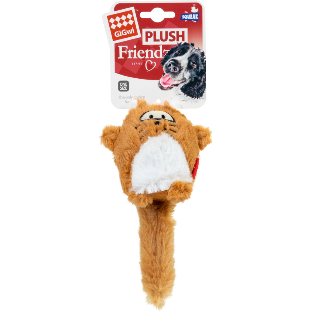 Іграшка для собак GiGwi Plush Лисиця з великою пищалкою 18 см (75220) - зображення 2