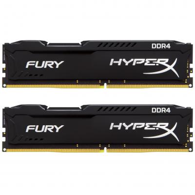 Модуль пам'яті для комп'ютера DDR4 32GB (2x16GB) 2133 MHz HyperX FURY Black Kingston Fury (ex.HyperX) (HX421C14FBK2/32) - изображение 1