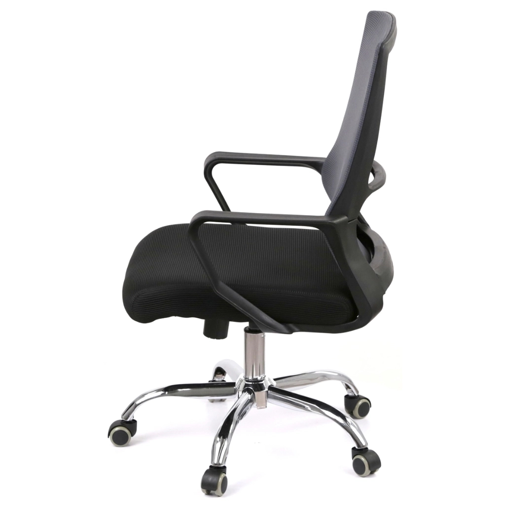 Офісне крісло Аклас Конвалія BL Tilt Сірий (Сірий/Чорний) (00160109) - зображення 3