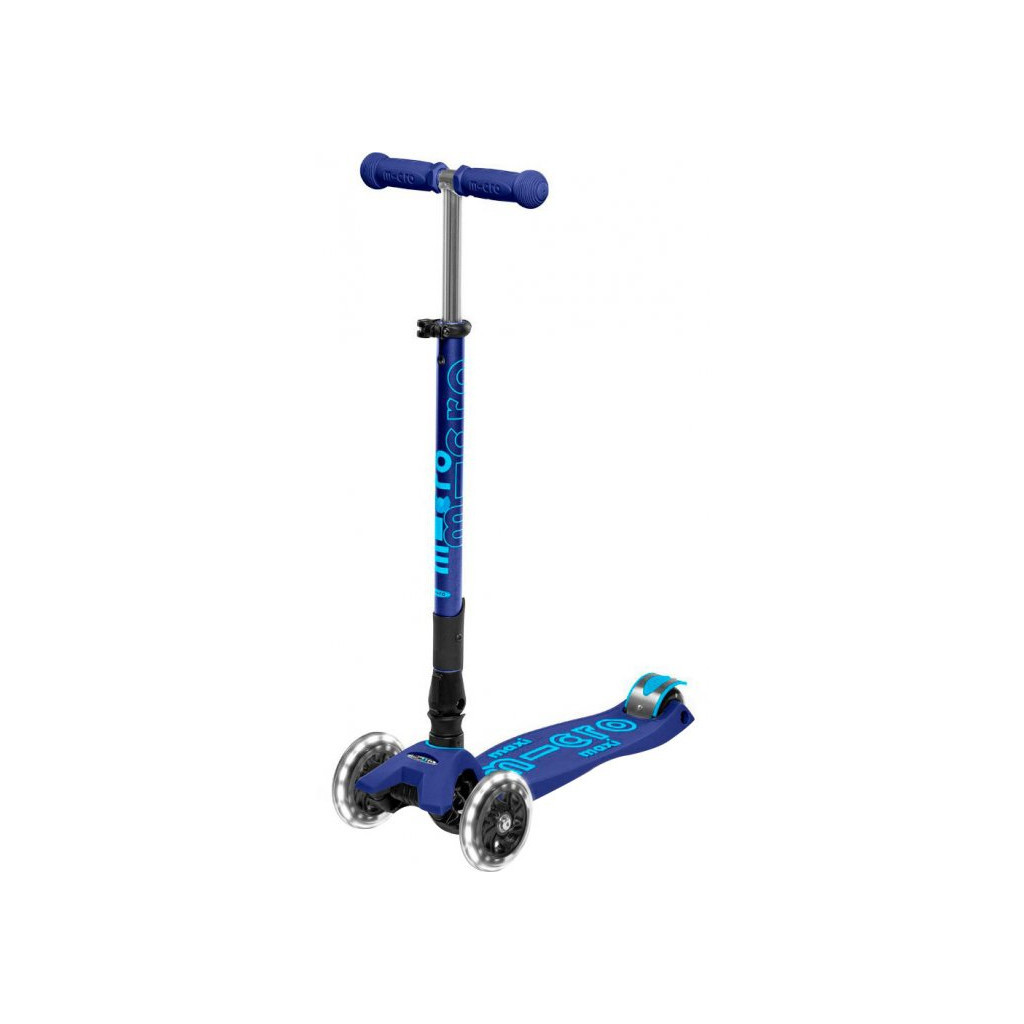 Самокат Micro Maxi Deluxe LED Темно-синій (MMD099) - зображення 1