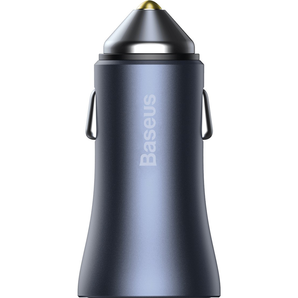 Зарядний пристрій Baseus Golden Contactor Pro USB-A/Type-C Blue (CCJD-0G) - зображення 6