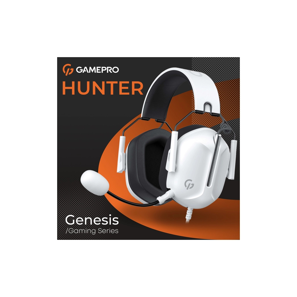 Навушники GamePro Genesis Hunter White (HS1350W) - зображення 3