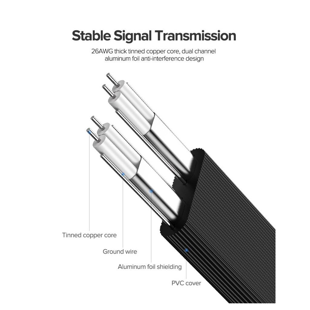 Кабель для передачі даних SATA 3 Data Cable 0.5m 90° corner US217 Black Ugreen (30797) - зображення 6