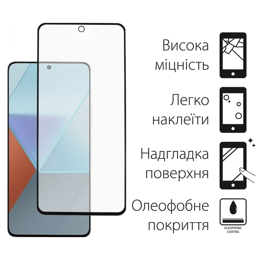 Скло захисне Dengos Xiaomi Redmi Note 13 5G 2шт. (DG-TG2P-06) - зображення 2