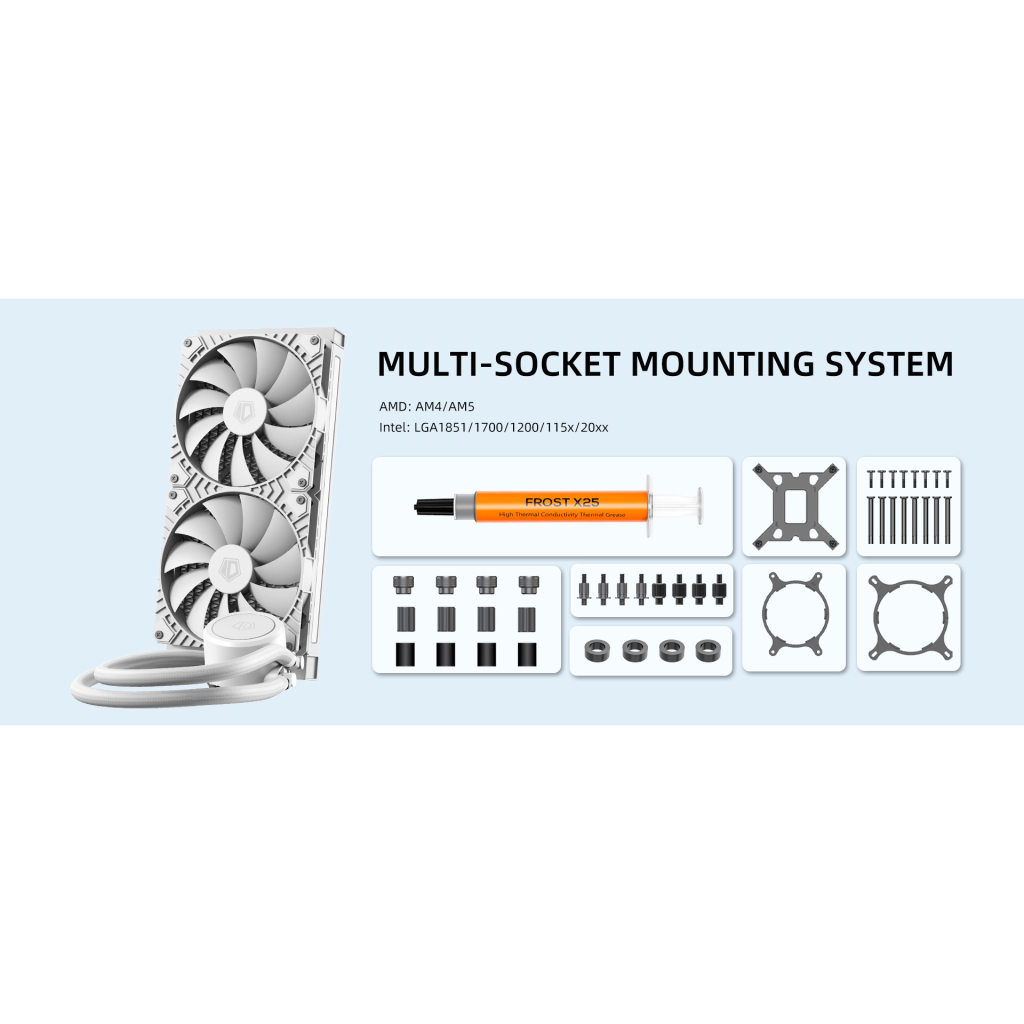 Система рідинного охолодження ID-Cooling FX280 White - зображення 10