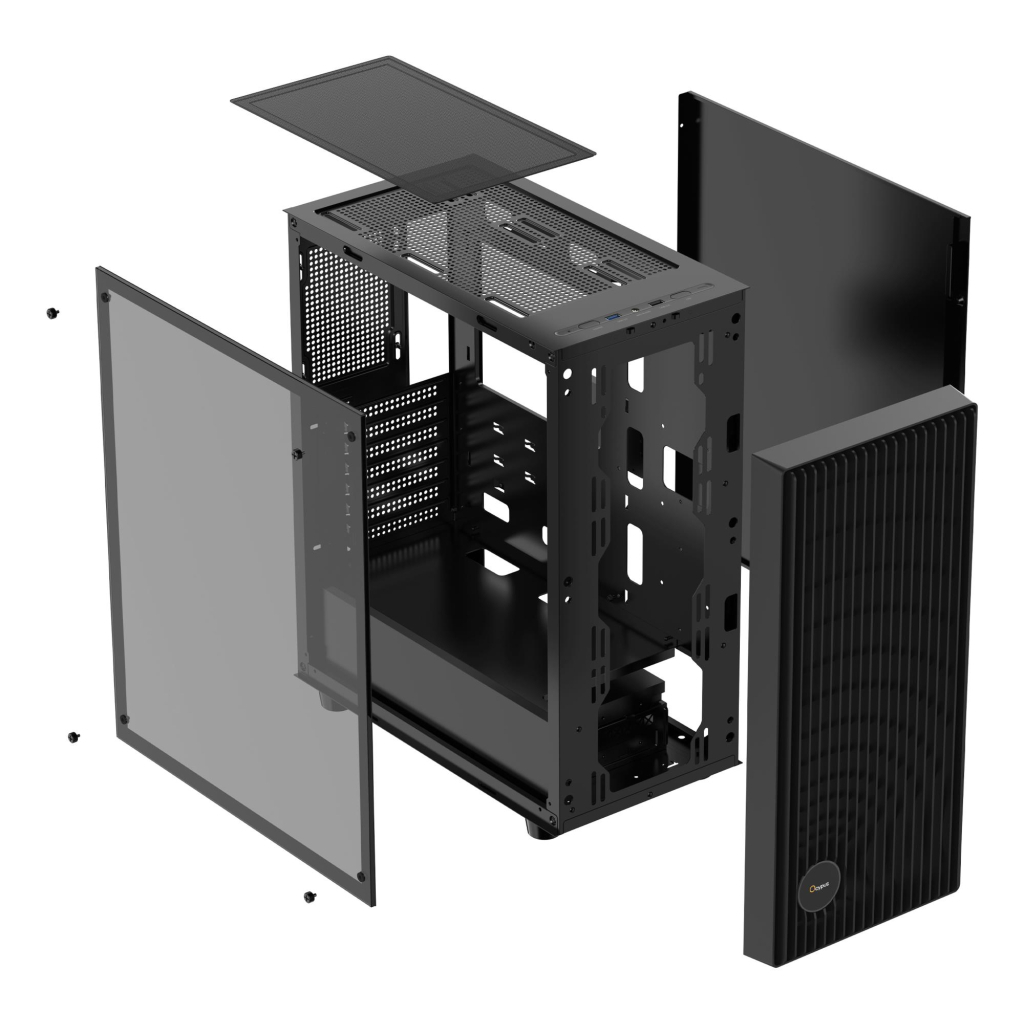 Корпус для ПК OCYPUS GAMMA C70 BK (GAMMA-C70-BKG000XX-GL) - зображення 8