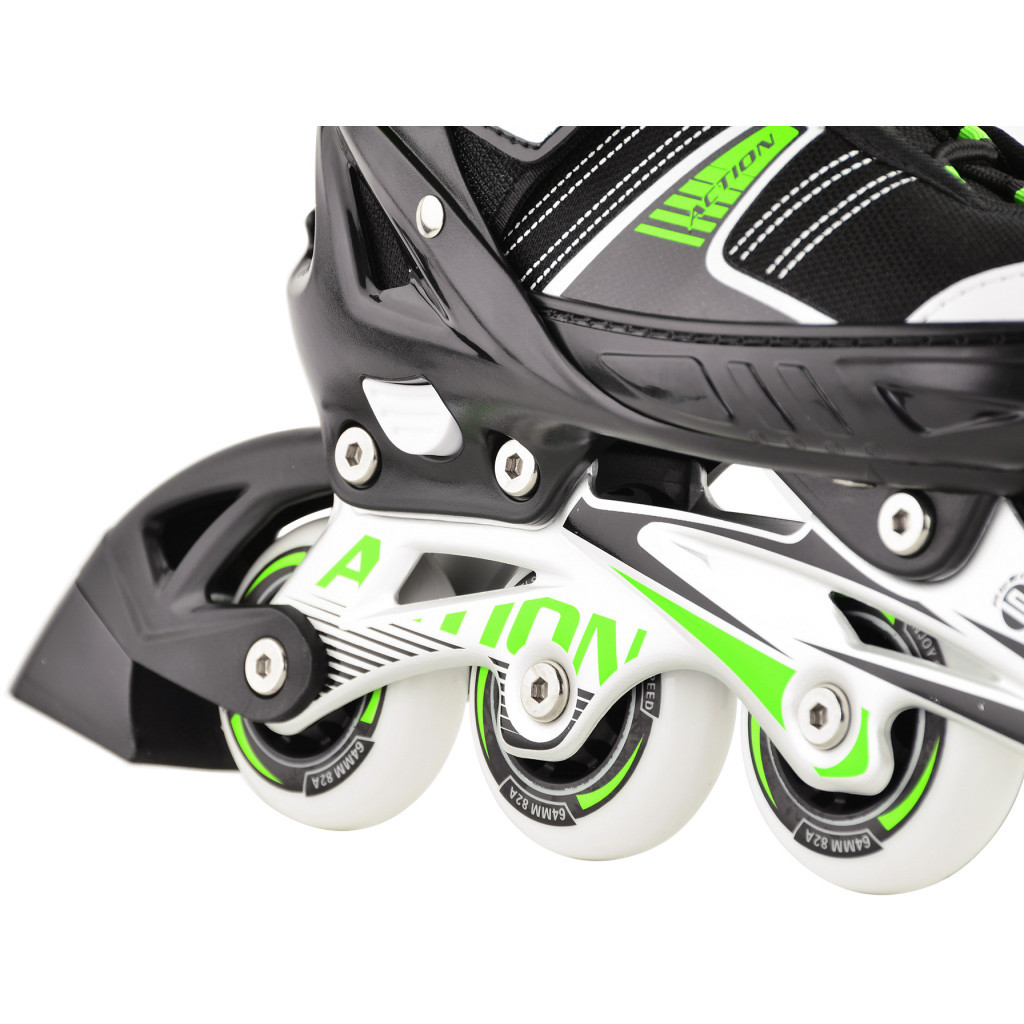 Роликові ковзани Action 2 в 1 Ronny Зелені 33-36 (153B5/2IN1/GR33-36) - изображение 9