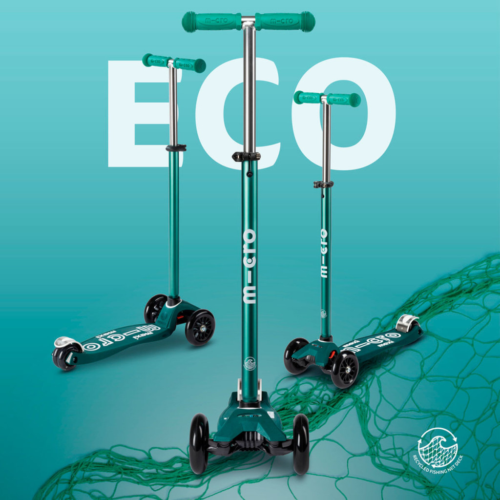 Самокат Micro Maxi Deluxe ECO Зелений (MMD122) - изображение 8