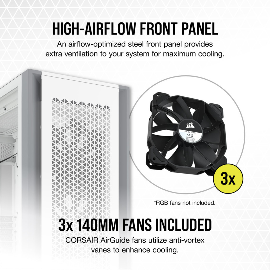 Корпус Corsair 7000D AIRFLOW White (CC-9011219-WW) - зображення 11