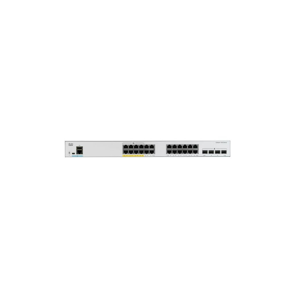 Комутатор мережевий Cisco C1000-24T-4X-L-RF - зображення 1