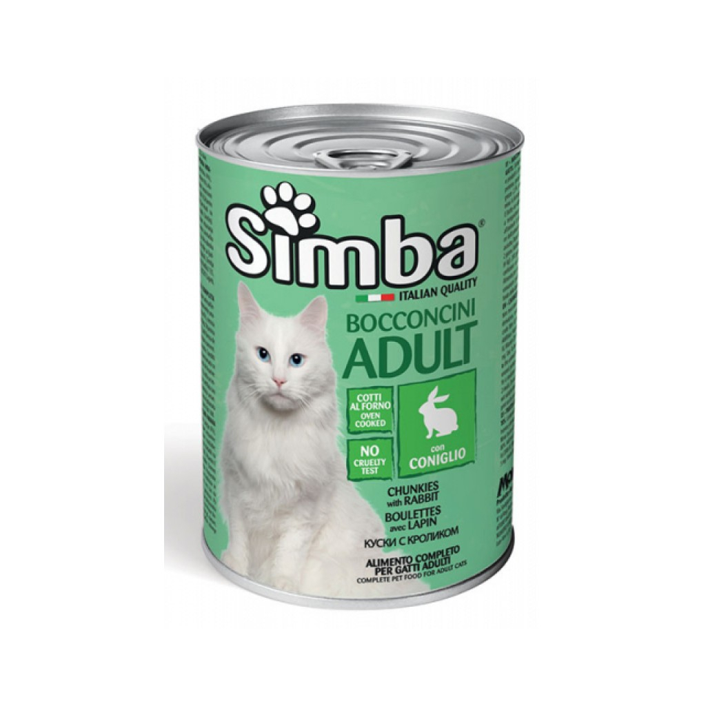 Консерви для котів Simba Cat Wet кролик 415 г (8009470009089) - зображення 1