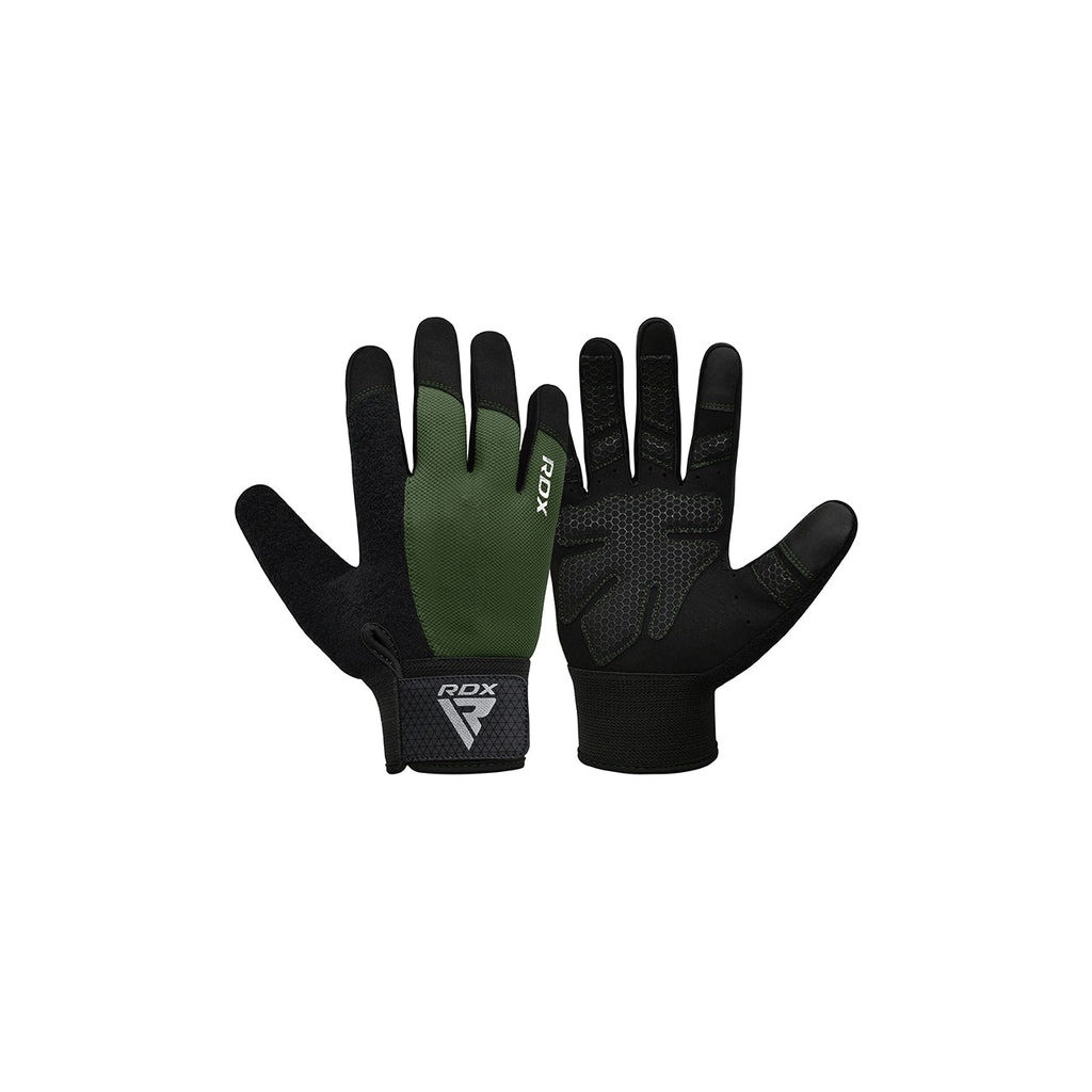 Рукавички для фітнесу RDX W1 Full Finger Army Green S (WGA-W1FA-S+) - зображення 5