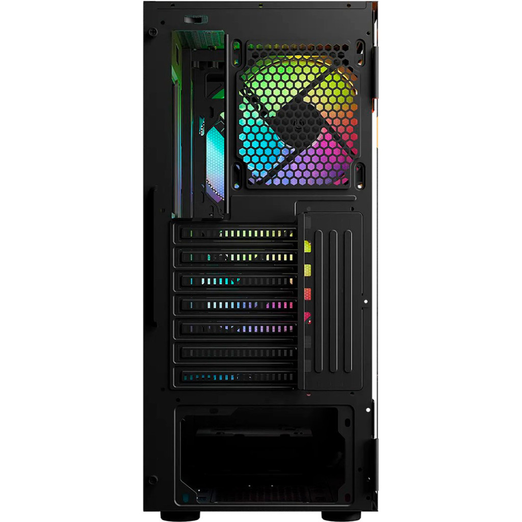 Корпус Logic concept ARYA MESH+GLASS ARGB fans 2x140mm+1x120mm BLACK (AT-ARYA-10-000000-0002) - зображення 8