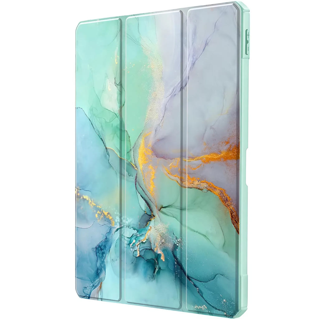 Чохол до планшета BeCover Soft Edge TPU Xiaomi Redmi Pad SE 8.7" Green Marble (712574) - зображення 5