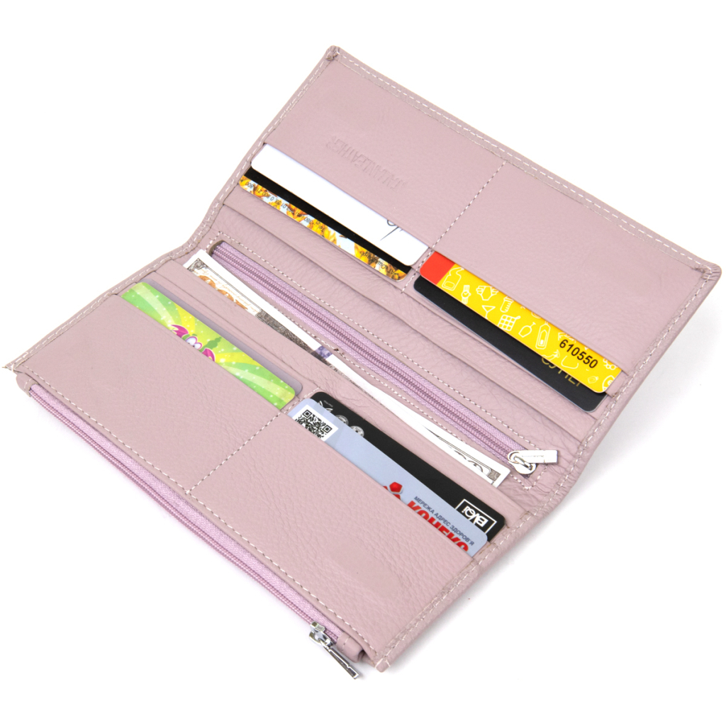 Гаманець ST Leather Шкіряний Ліловий (19384) - зображення 5