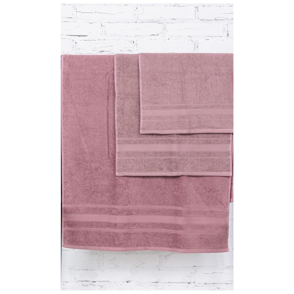 Рушник MirSon набір банний 5013 SoftNess Violet 50x90, 70x140, 100x150 (2200003182736) - зображення 2