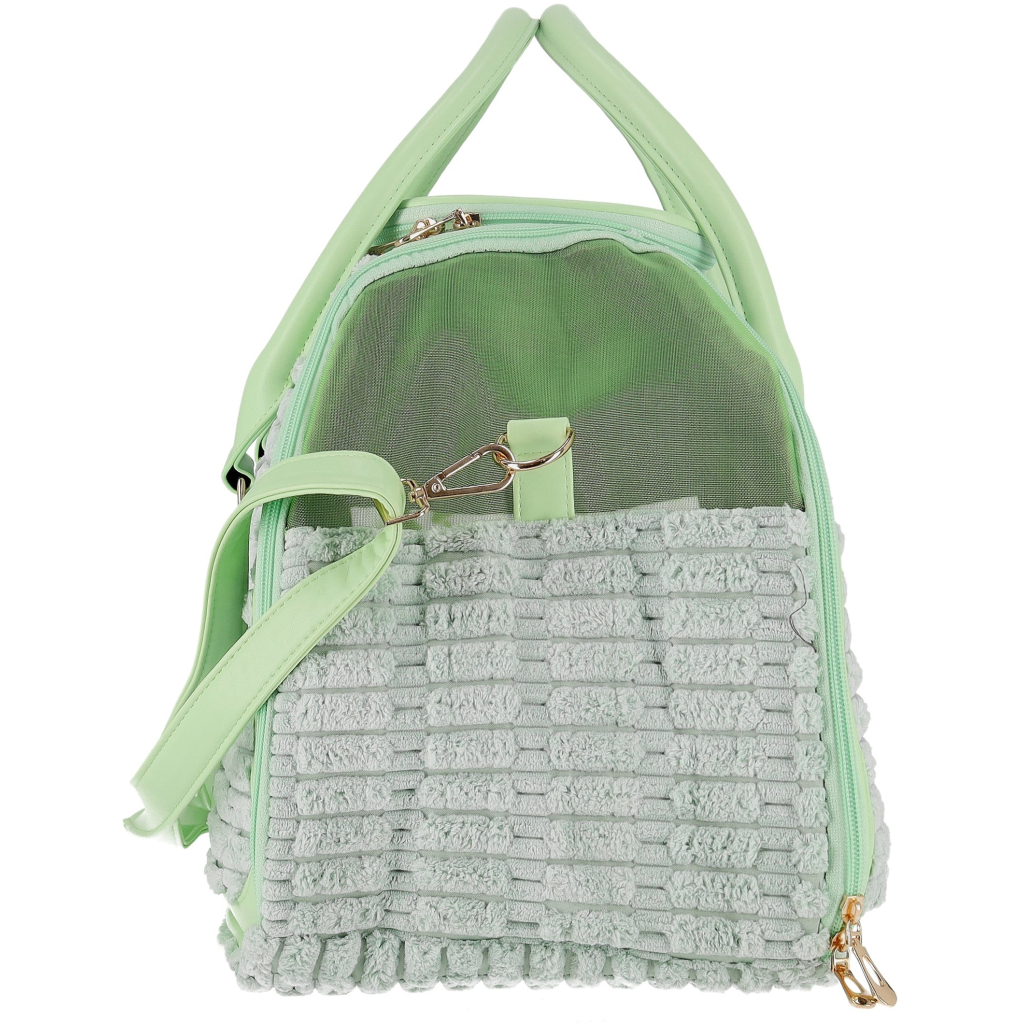 Переноска для тварин MISOKO&CO 51.5x25.5x27 см зелена (YIWUMSK70160) - изображение 3