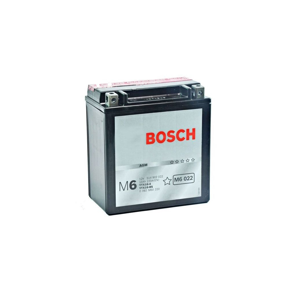 Акумулятор автомобільний Bosch 14A (0 092 M60 220) - зображення 1