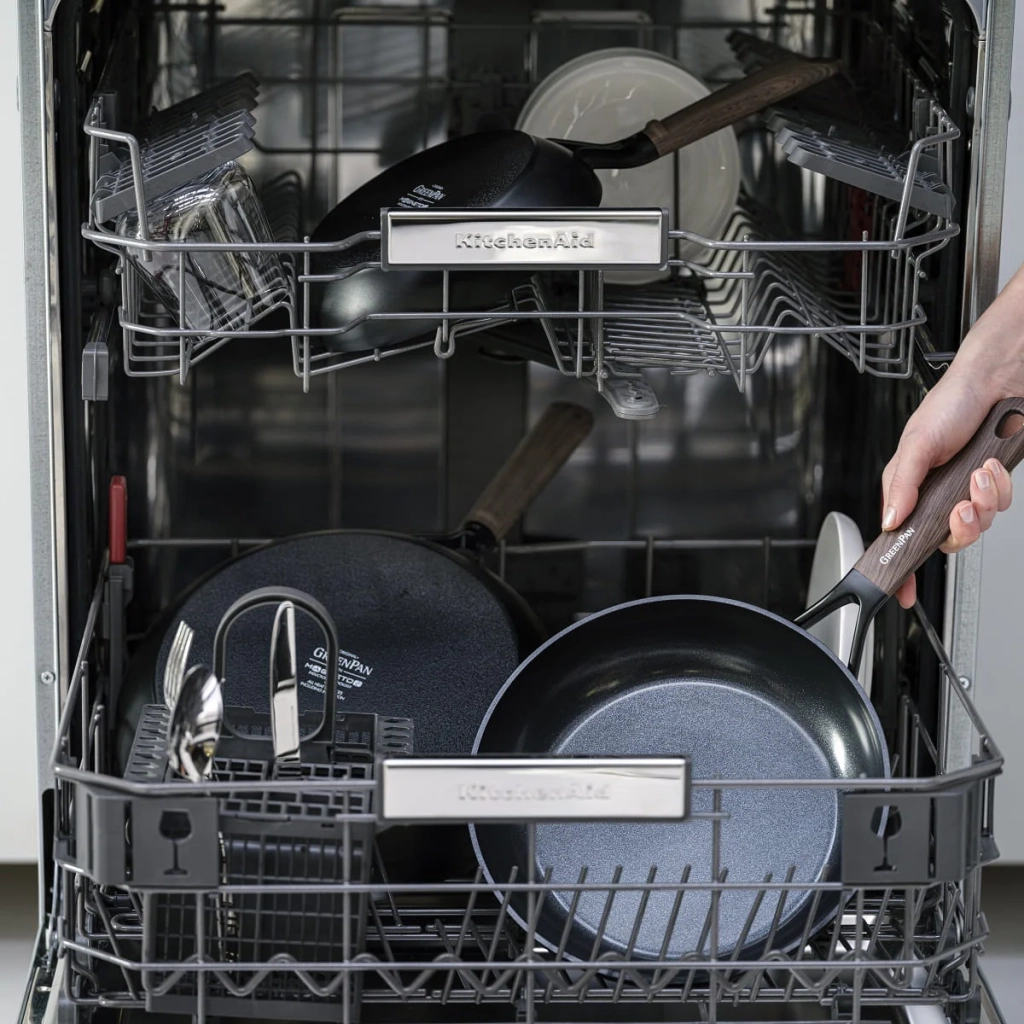 Сковорода GreenPan Eco Smartshape Вок 28 см 3,6 л темне дерево (CC006443-001) - зображення 4