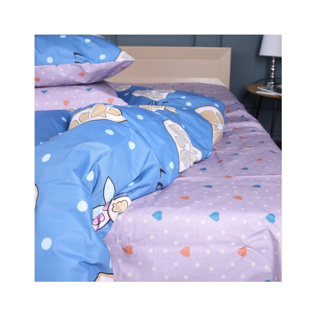 Постільна білизна MirSon Бязь Ranforce Elite 17-0470 Love lemon Двоспальний (2200004672427) - изображение 3