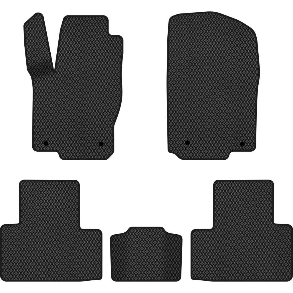 Килимок в салон EVAtech Mercedes-Benz GL-Class (X166) 7 seats 2012-2015 2 (MB11801C5MS4RBB) - зображення 1