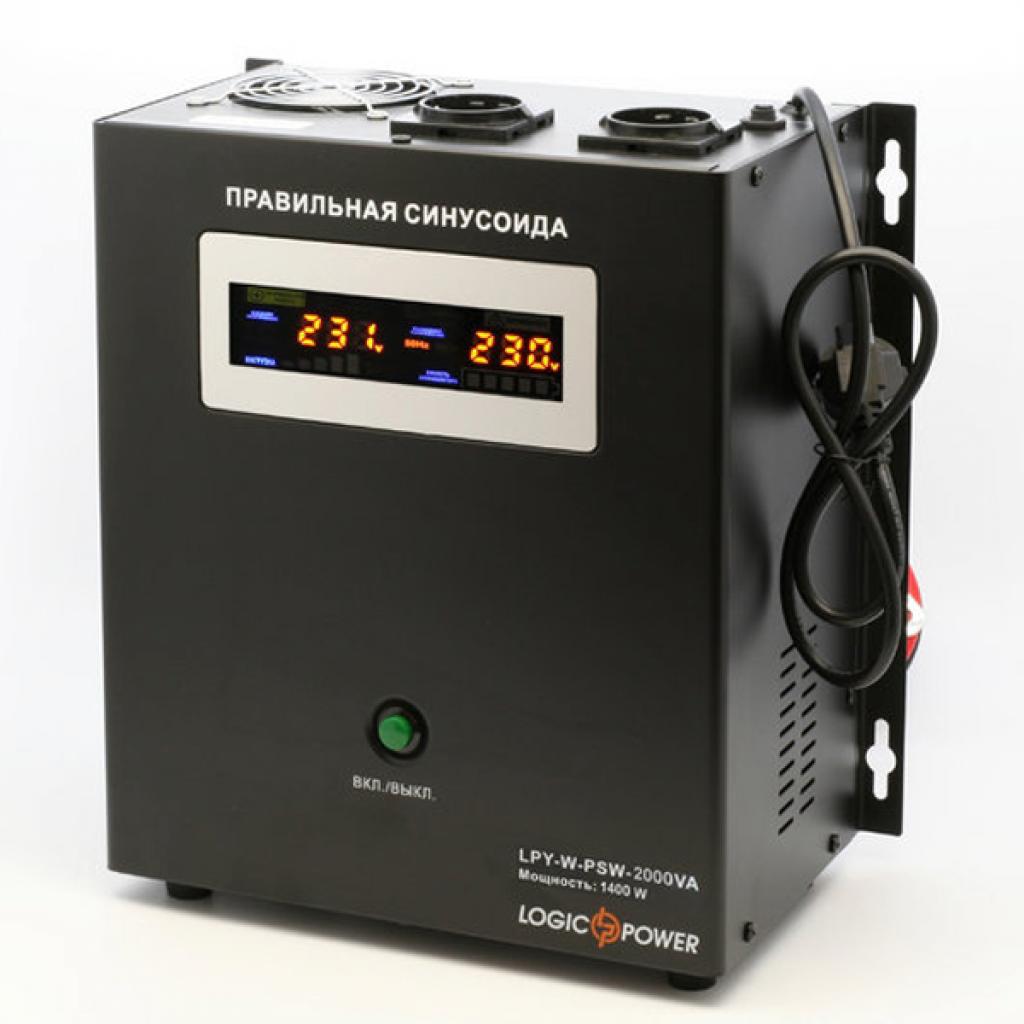 Пристрій безперебійного живлення LogicPower LPY- W - PSW-2000VA+, 10А/20А (4146) - зображення 1